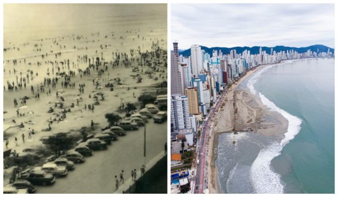 Balneário Camboríu tem faixa de areia aumentada na praia: prédios causavam sombra
