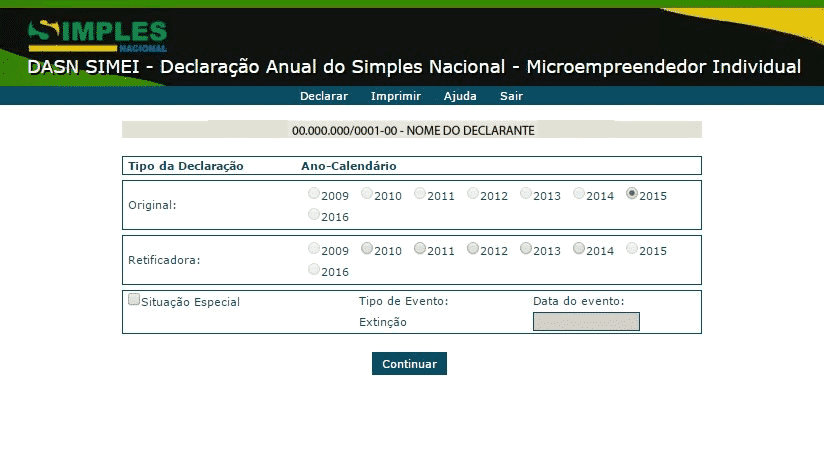 Quando começa o prazo para envio do DASN-SIMEI?