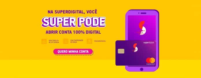 Conta SuperDigital: anuidade, vantagens e desvantagens