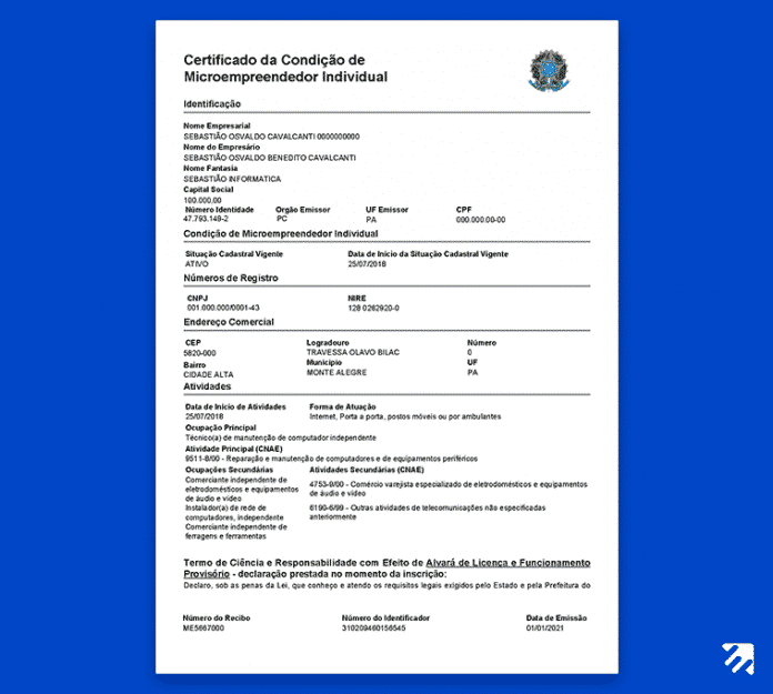 Comprovante MEI: Onde e como emitir o cartão comprovante de CNPJ MEI