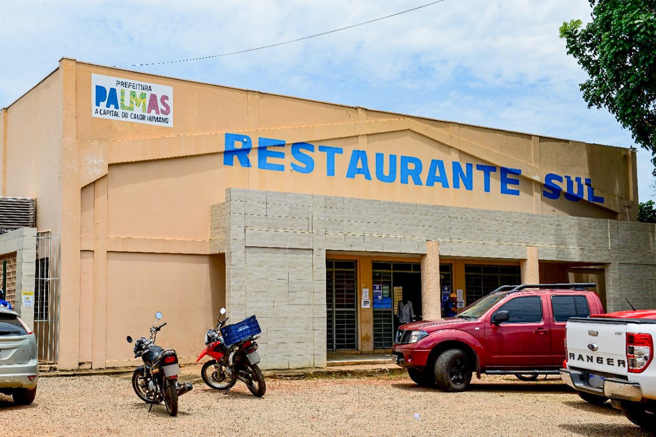refeição, palmas